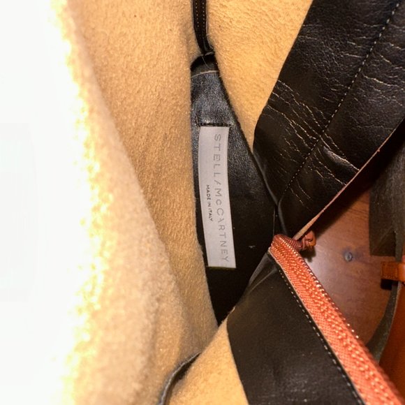 Stella McCartney Skyla Chunky Platform Ankle Boots PRALINE sz 38 - Picture 13 of 13